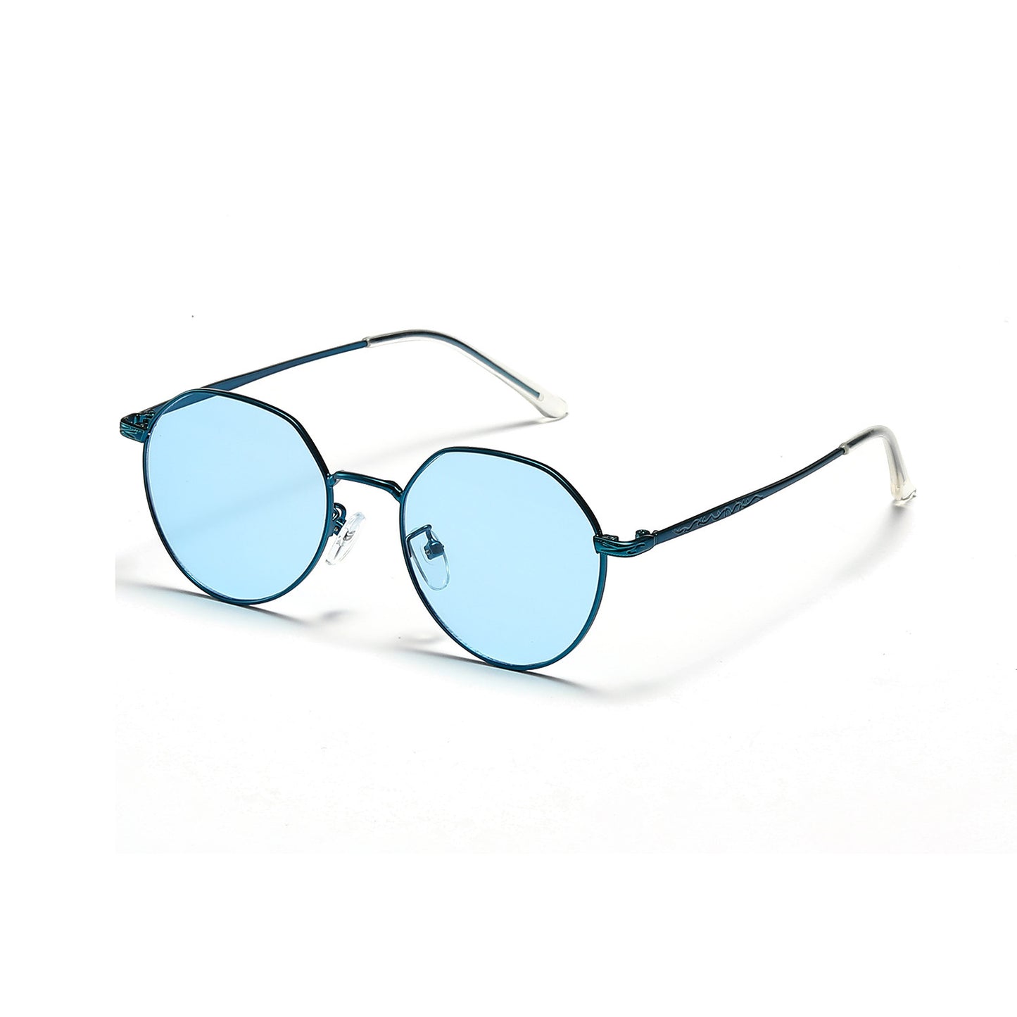 Damen runde Brille mit filigranem Metallgestell Brehn