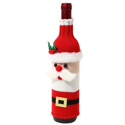 Weihnachtsgeschenk Weinflaschenhülle Brehn