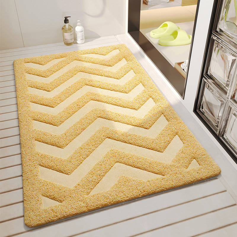 Chevron-Muster-Badmatte Brehn