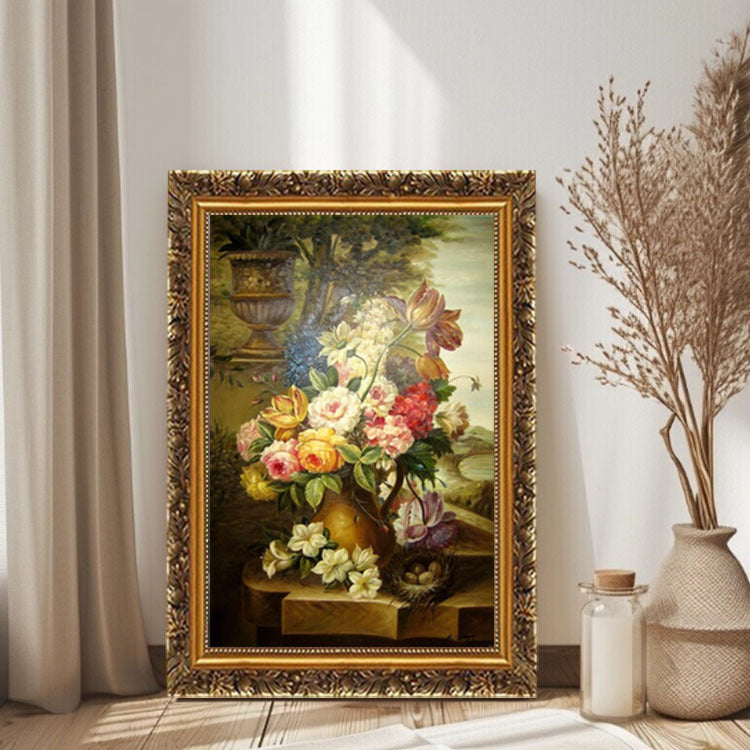 Vintage Blumen Kunstwerk