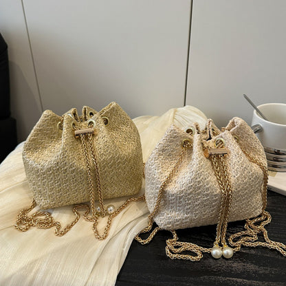Kordelzug Clutch Bag