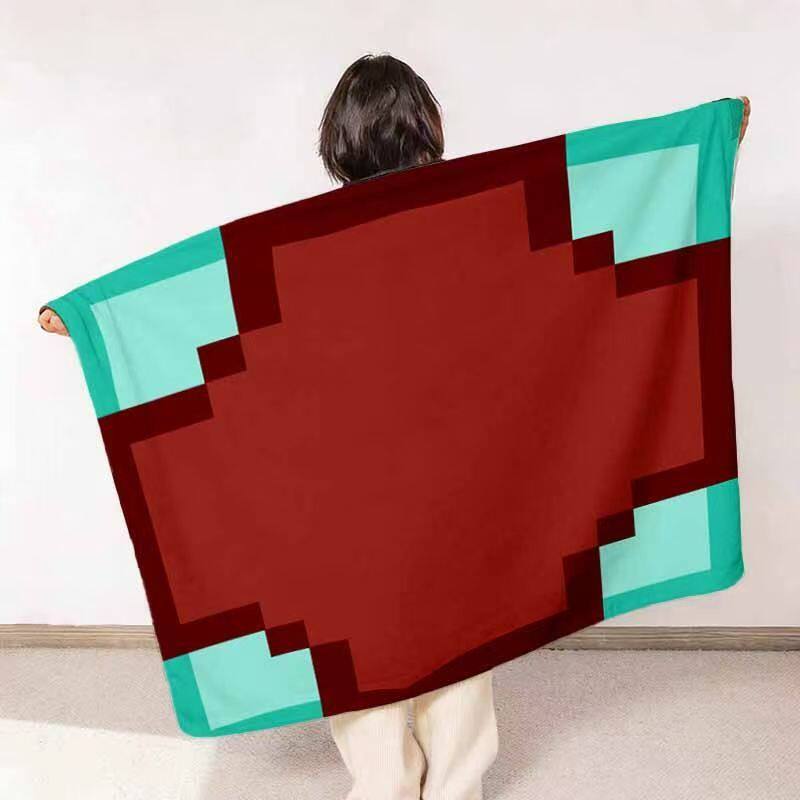 Gemütliche Karomuster-Fleece-Decke