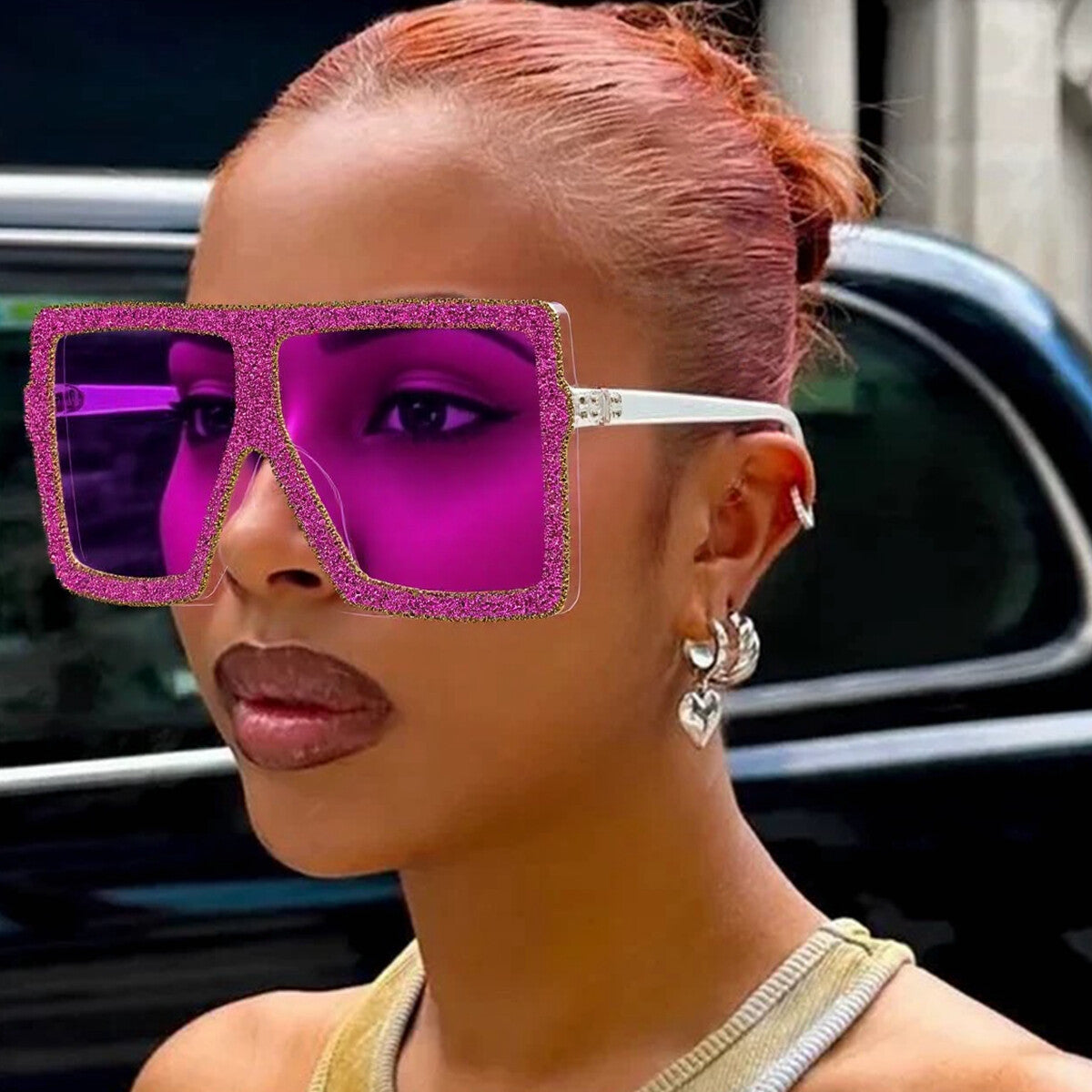 Damen extravagant gestaltete Sonnenbrille Brehn