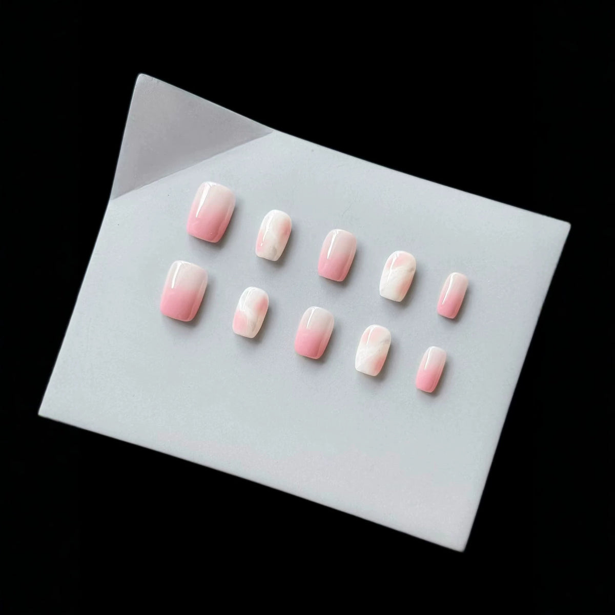 Künstlerische Ombré Druck-Nägel
