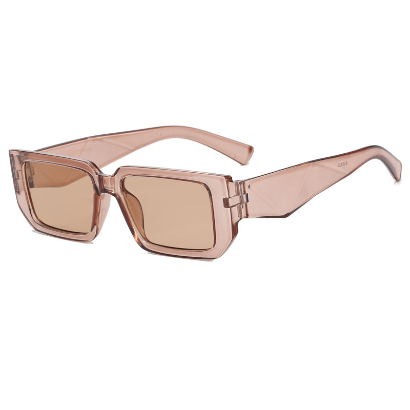Damen Modische Rechteck-Sonnenbrille mit ausgefallenem Rahmen Brehn