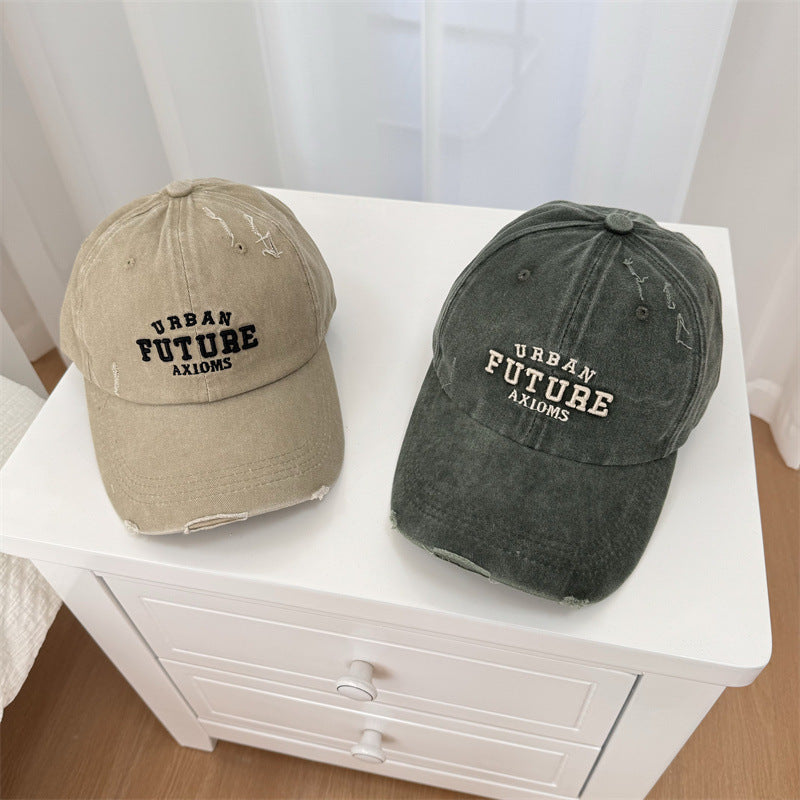 Herren Distressed Baumwoll Verstellbare Baseballmütze Brehn