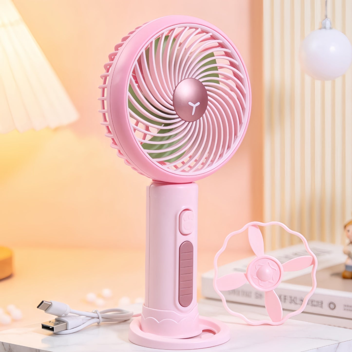 Damen Tragbarer Mini-Handventilator mit flexibler Neigungsverstellung Brehn