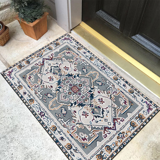 Vintage-inspirierter floraler Teppich Brehn