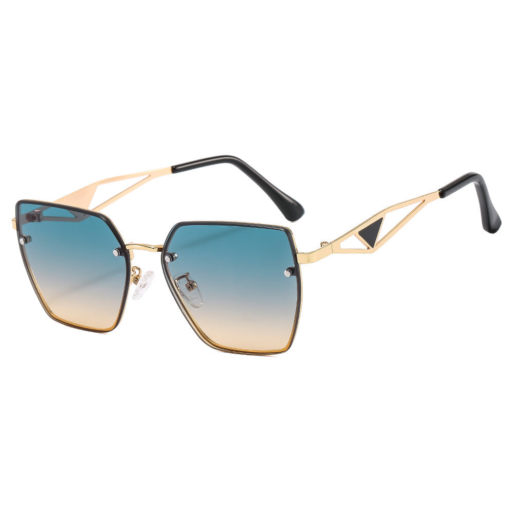 Damen geometrische Sonnenbrille mit filigranem Design Brehn