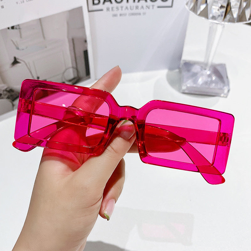 Damen trendige quadratische Sonnenbrille mit polarisierenden Gläsern Brehn