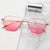 Damen modische viereckige Brille mit minimalistischer Rahmenstruktur Brehn