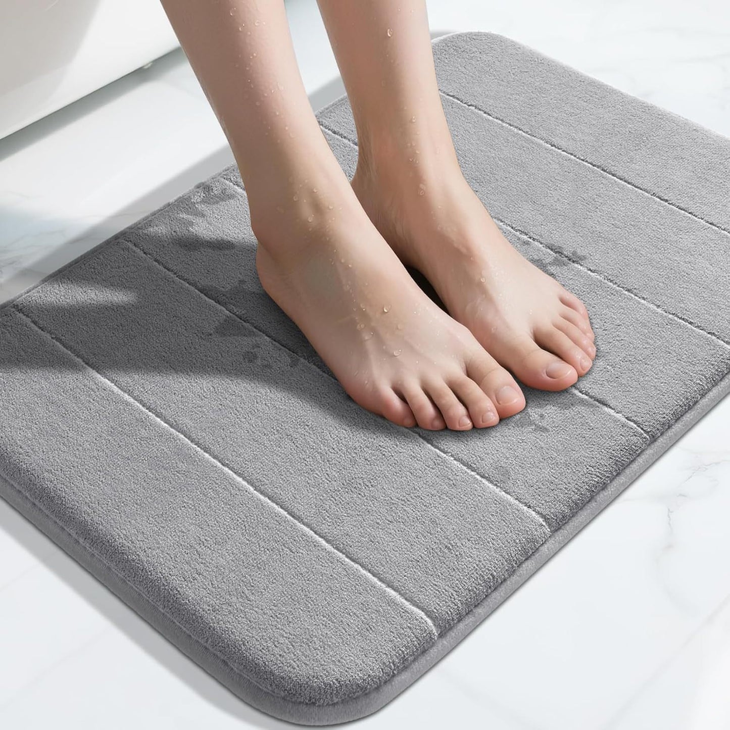 Schnell trocknende Mikrofaser-Badezimmermatte Brehn