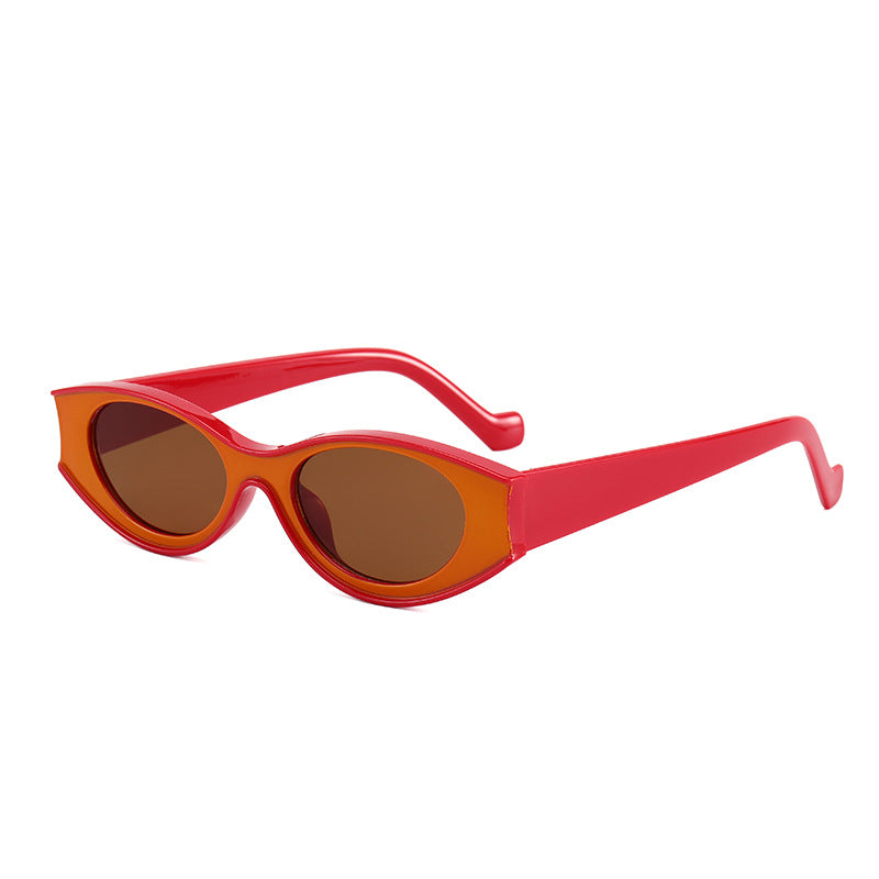 Damen Cat-Eye Sonnenbrille mit kontrastierendem Rahmendesign Brehn