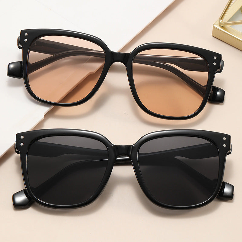 Damen stylische rechteckige Brille Brehn