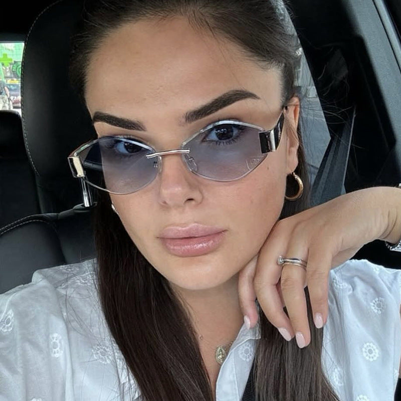 Damen modische Sonnenbrille mit elegantem achteckigen Rahmen und UV-Schutz Brehn