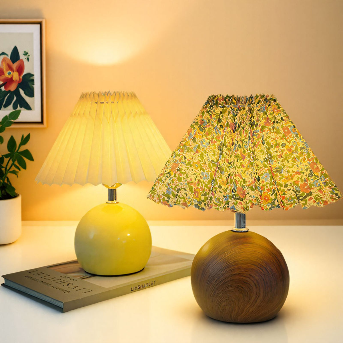 Dekorative Tischlampe