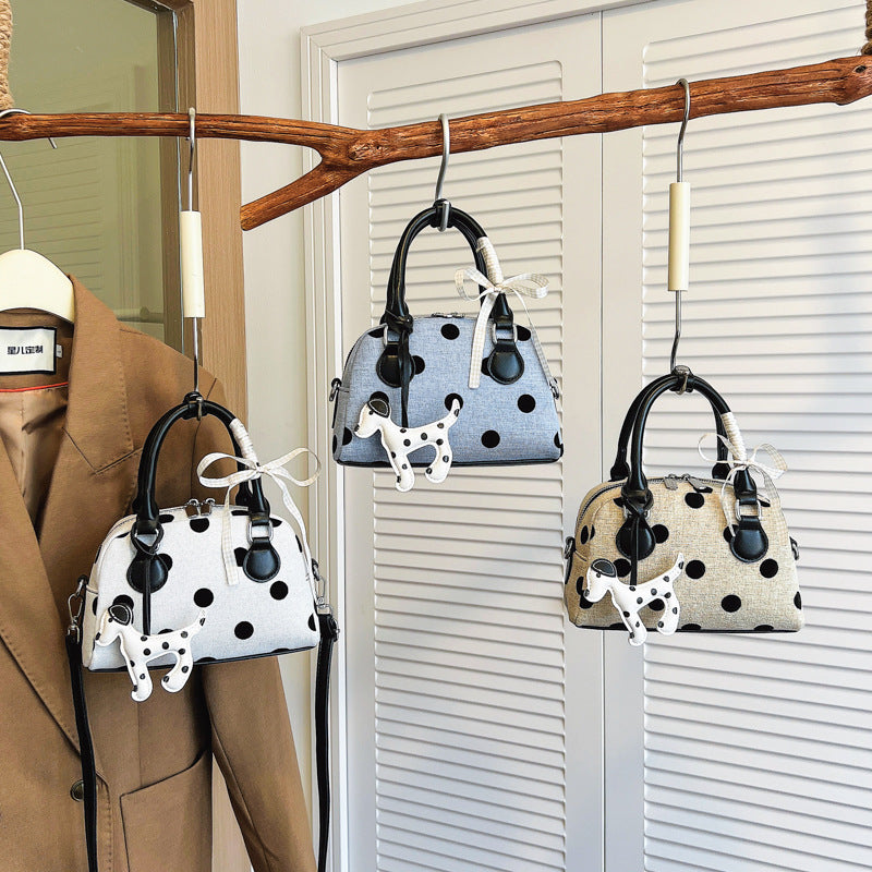 Verspielte Polka-Dot-Mini-Handtasche Brehn