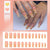 Kunstvolle Nagelspitzen mit geometrischem Design Brehn