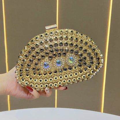 Glamouröse Strass Abendtasche