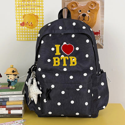 Stylischer gepunkteter Grafik-Rucksack Brehn