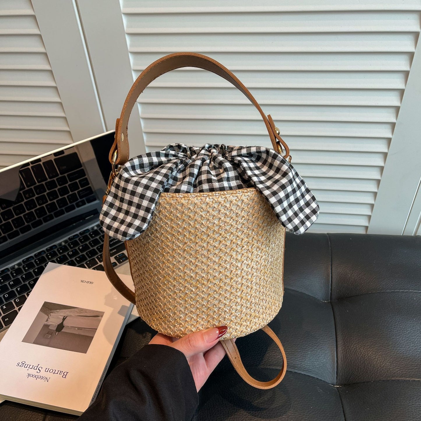 WoWoven Strand Eimer Tasche Brehn