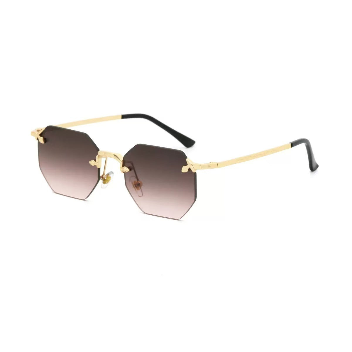 Damen stylische Sonnenbrille im modernen Oktagon-Design Brehn