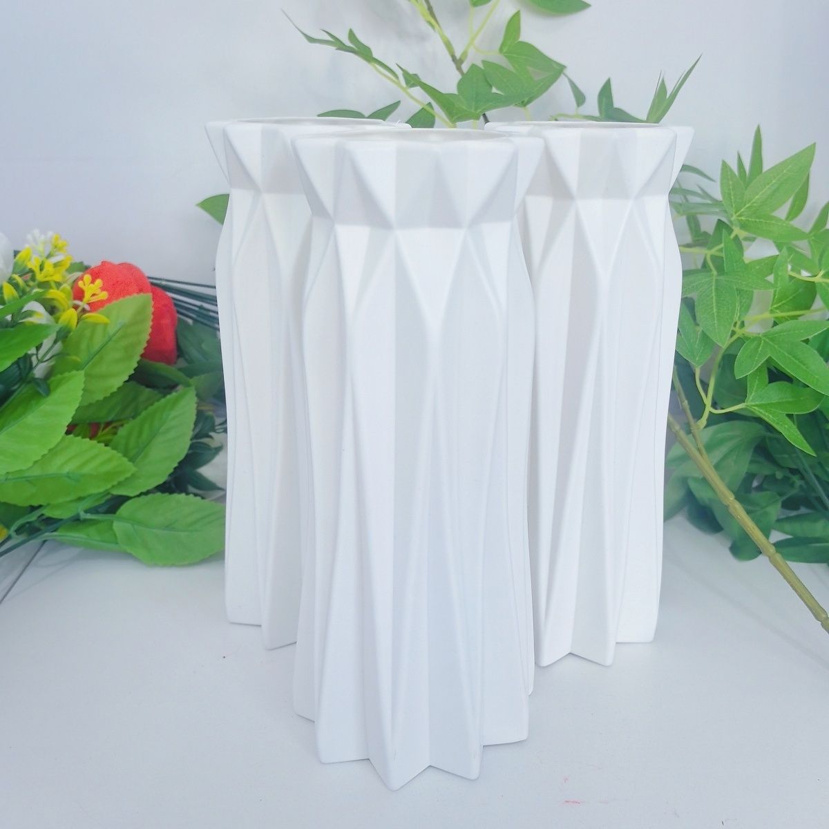 Dekorativer geometrischer Blumenvase Brehn