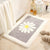 Blumenmotiv Memory Foam Badematte