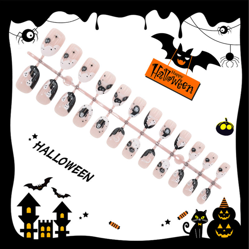Kreatives Kunstnagelset mit Halloween-Motiven Brehn