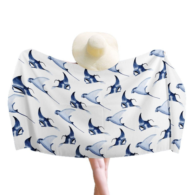 Strandtuch mit maritimem Design Brehn