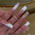 Luxus 3D Blumennagelverlängerungen Brehn