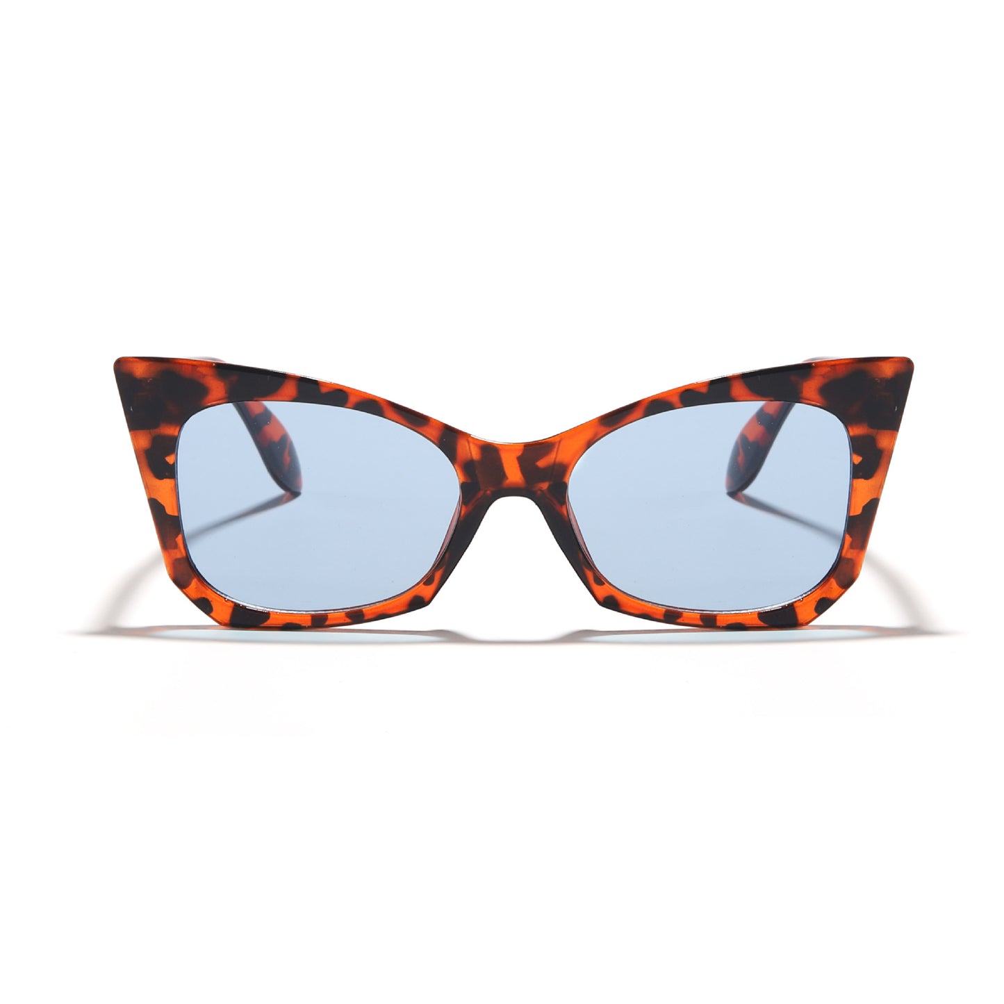 Damen Sonnenbrille im trendigen Cat-Eye Design mit auffälligem Leopardenmuster Brehn