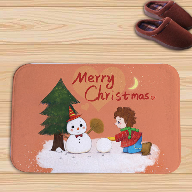 Weihnachtliche dekorative Badmatte Brehn