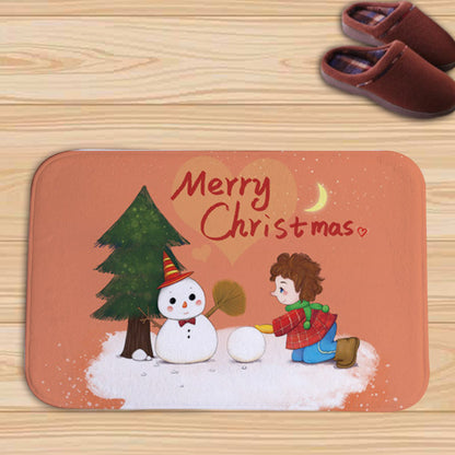 Weihnachtliche dekorative Badmatte Brehn