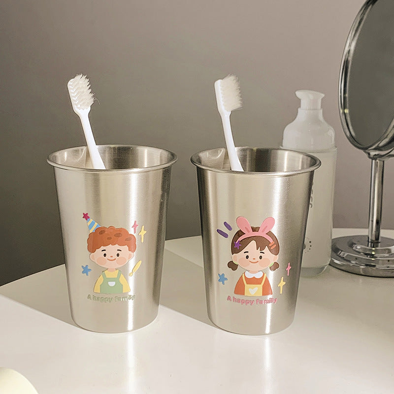 Edelstahl Zahnbürstenhalter mit Kreativem Kinderdesign Brehn