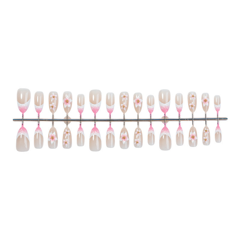 Kunstnagelset mit floralen Designs Brehn