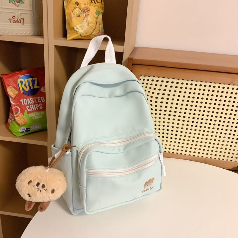 Lässiger Mini-Schulranzen mit mehreren Taschen