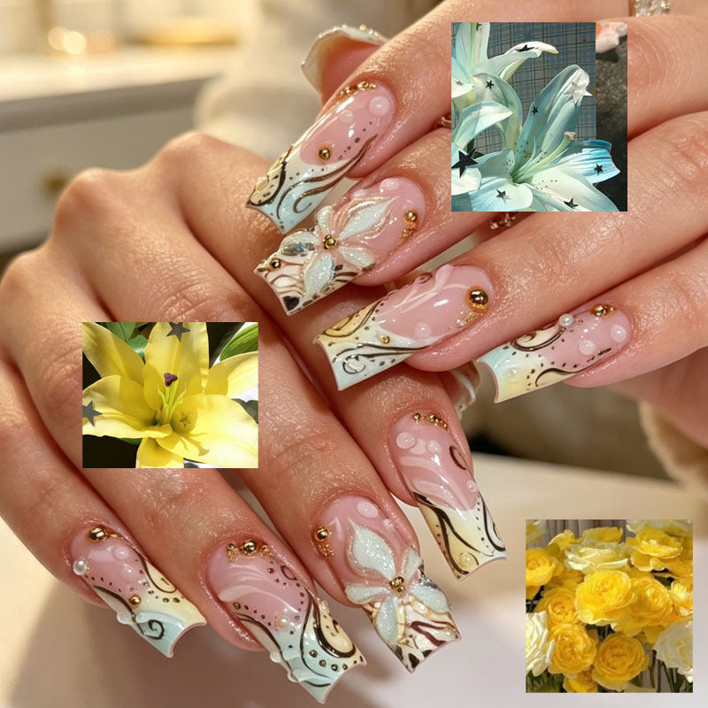 Dekorative Press-On Nail Art Tipps Brehn