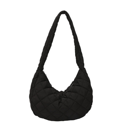 Gepolsterte Hobo-Schultertasche