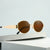 Damen modische ovale Sonnenbrille mit einzigartigem Rahmen Brehn