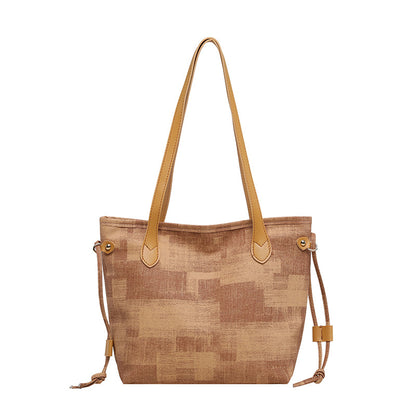 WoTextured Canvas Tote Bag Brehn