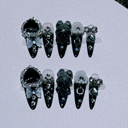 Glamouröse Nagelkunst Verlängerungen