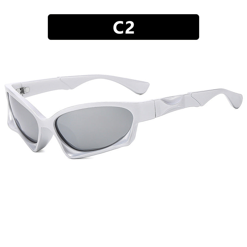Damen sporty Sonnenbrille mit modernem, aerodynamischem Design Brehn