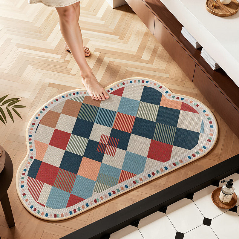 Kreatives Design Badematte Brehn