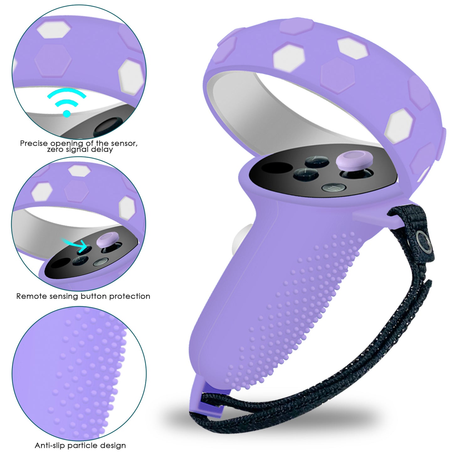 VR-Zubehör-Set mit Ergonomischer Halterung und Schutz für Controller Brehn