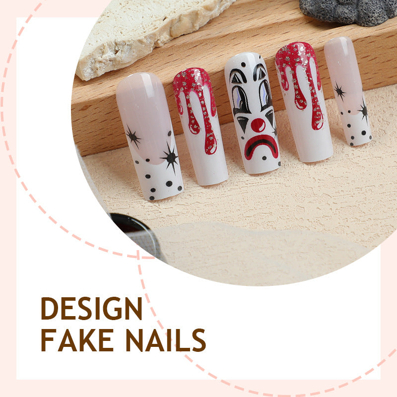 Kreatives Kunstnagelset mit gruseligen Halloween-Motiven Brehn