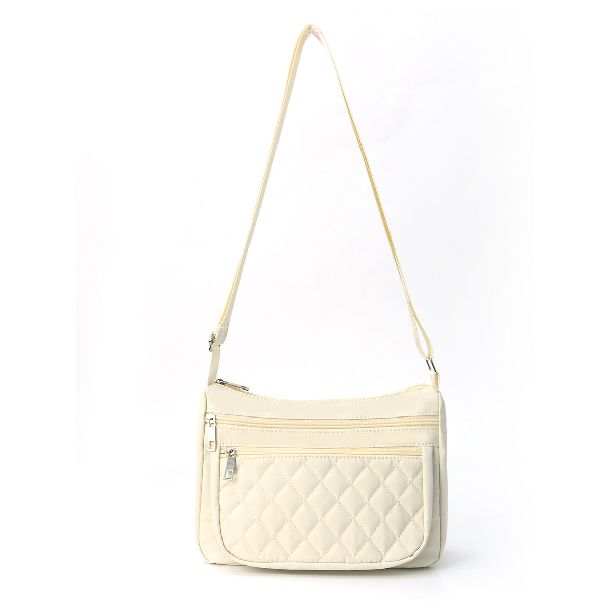 Schultertasche mit Weichem, Gestepptem Design Brehn