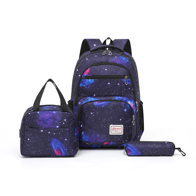 Galaxy-Muster Schulrucksack Set Brehn