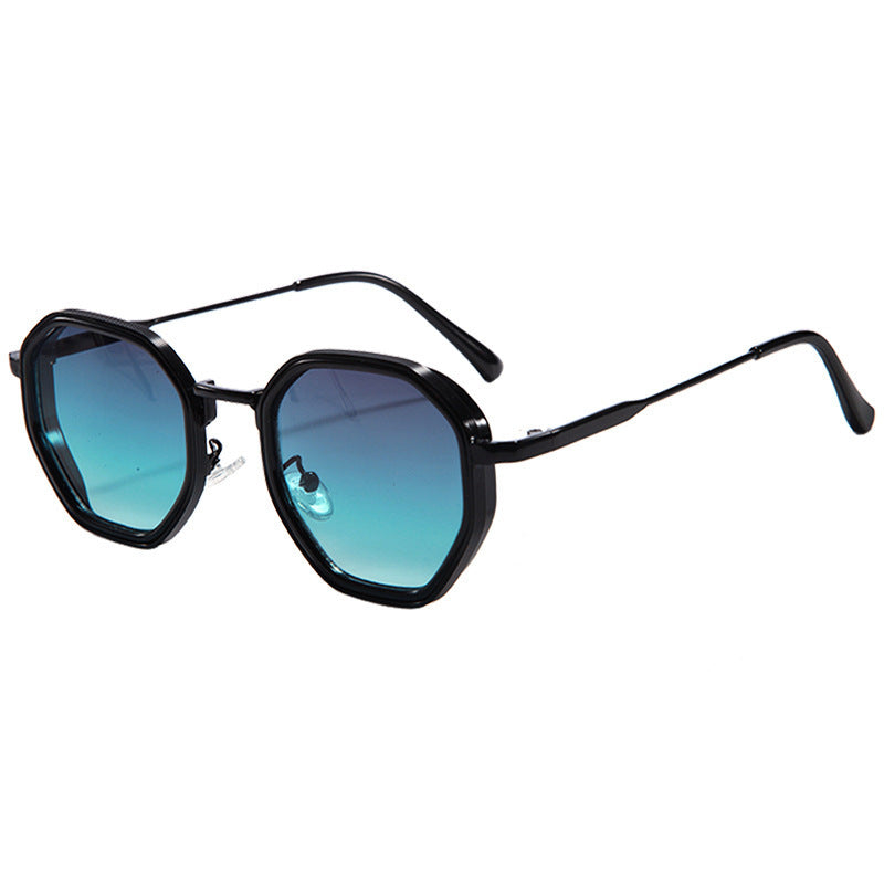 Damen geometrische Sonnenbrille mit modischem Rahmen Brehn