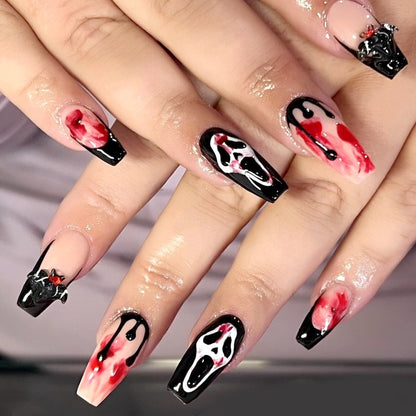 Halloween-Themen 3D Dekorative Nagelkunstverlängerungen Brehn